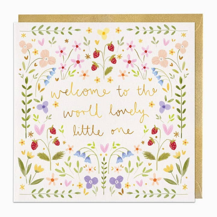 Welcome To The World Baby Card