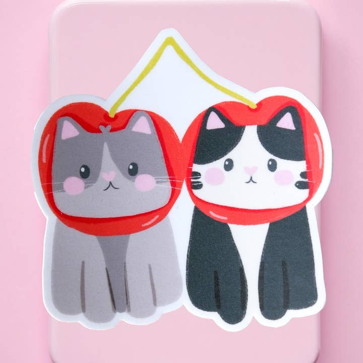 Cherry Cats Sticker