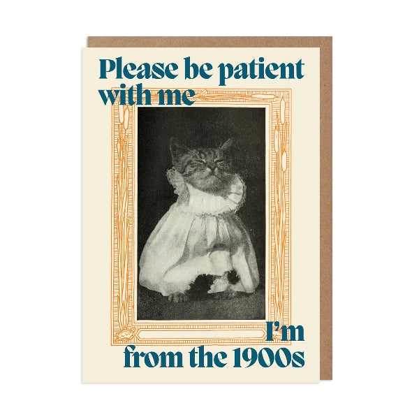 1900s Blank Humour Card