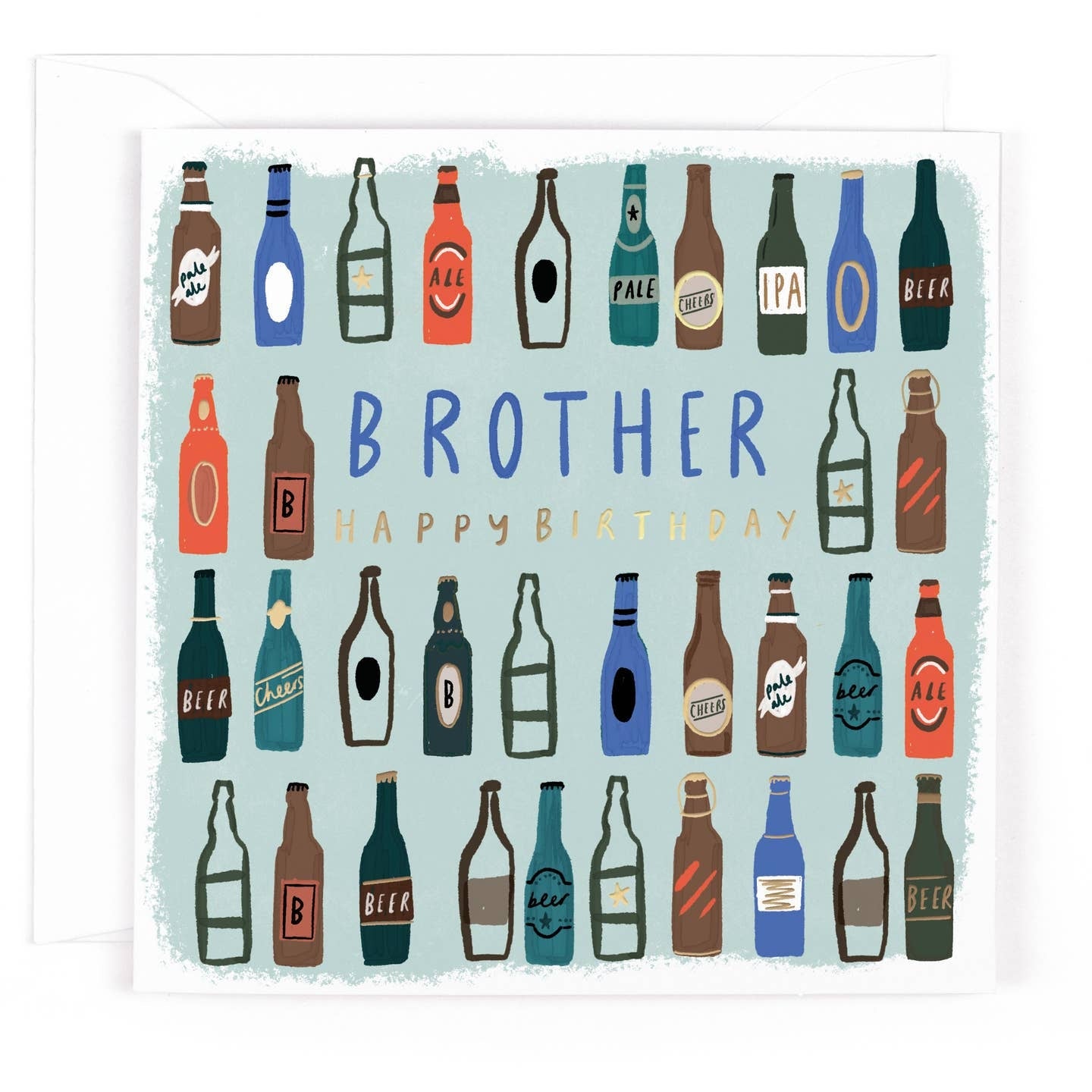 Brother Beers Birthday Card