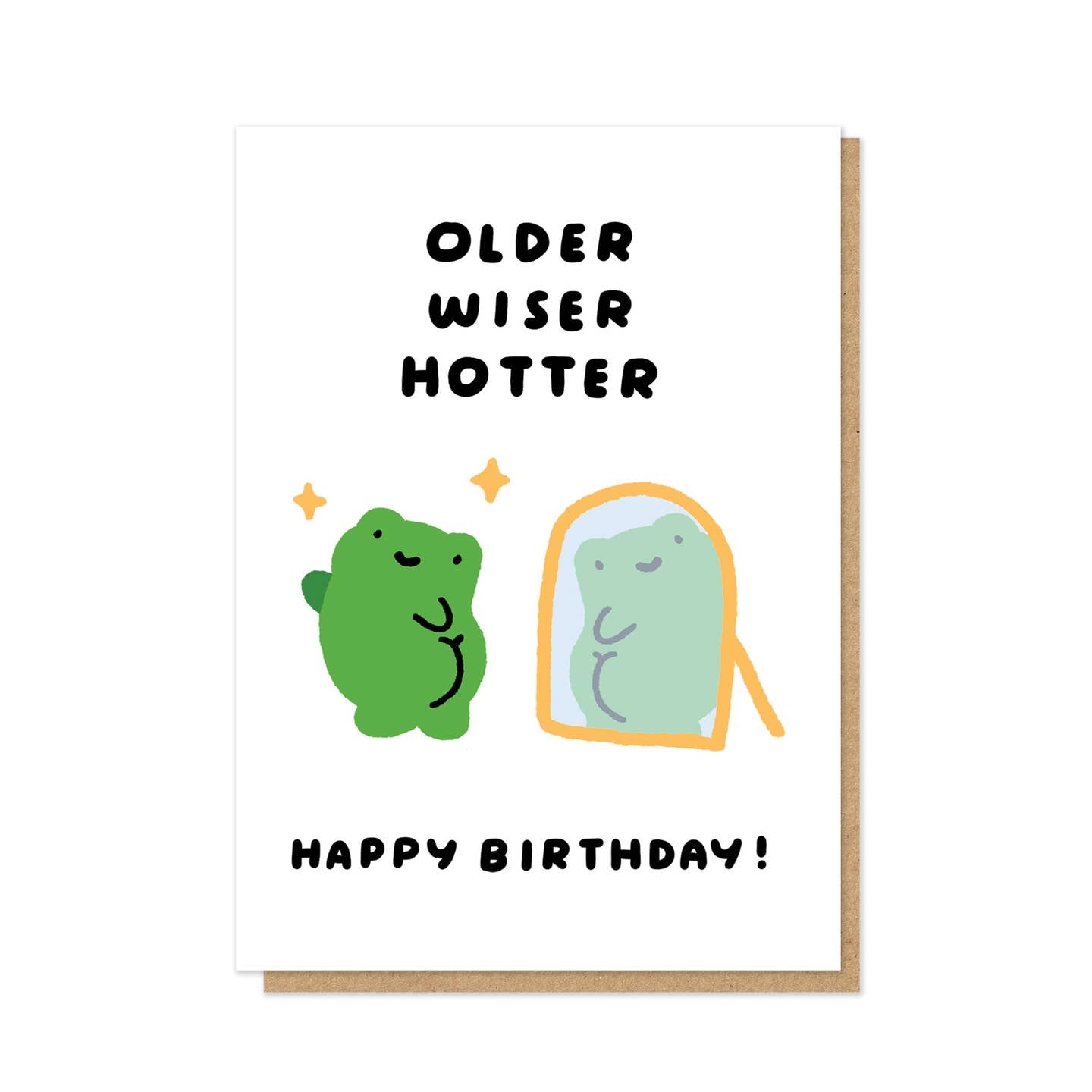 Older Wiser Hotter Birthday Card