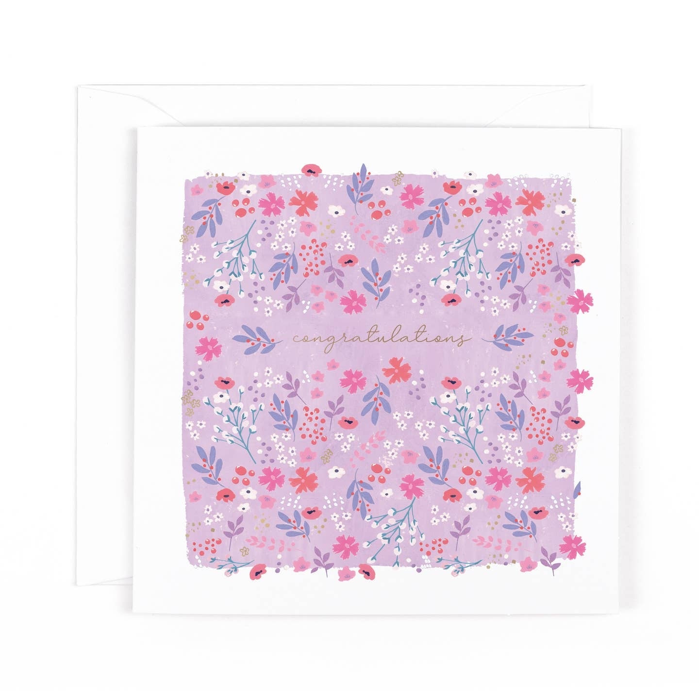 Floral Congratulations Card