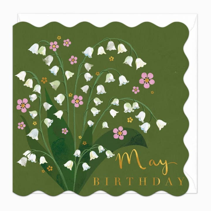 May Floral Birthday Card