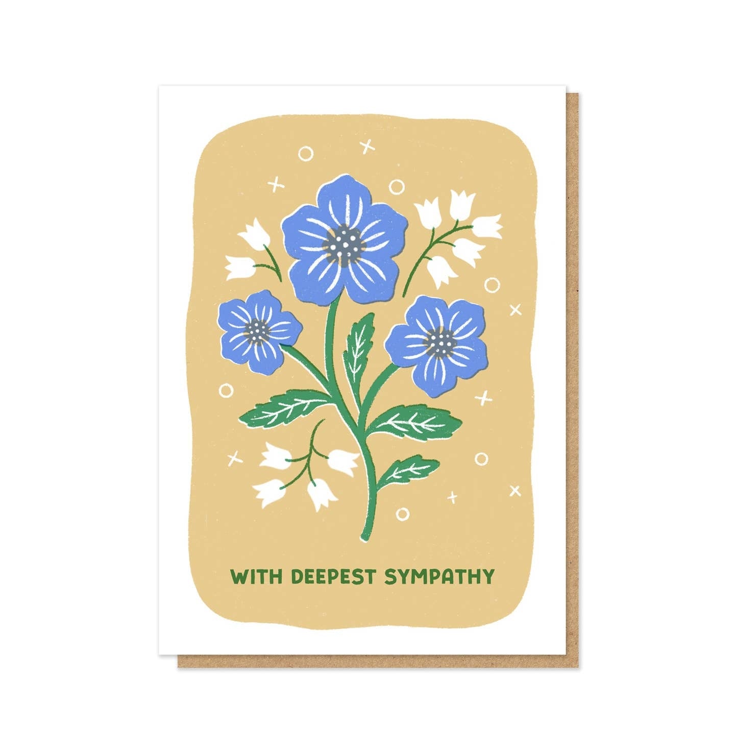 Snowdrops Sympathy Card
