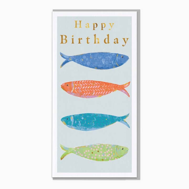 Fishes Birthday Card