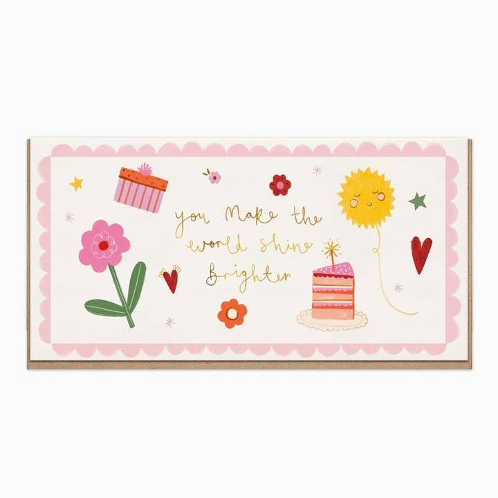 Shine Brighter Birthday Card