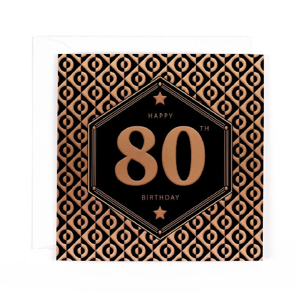 80th Age Birthday Card