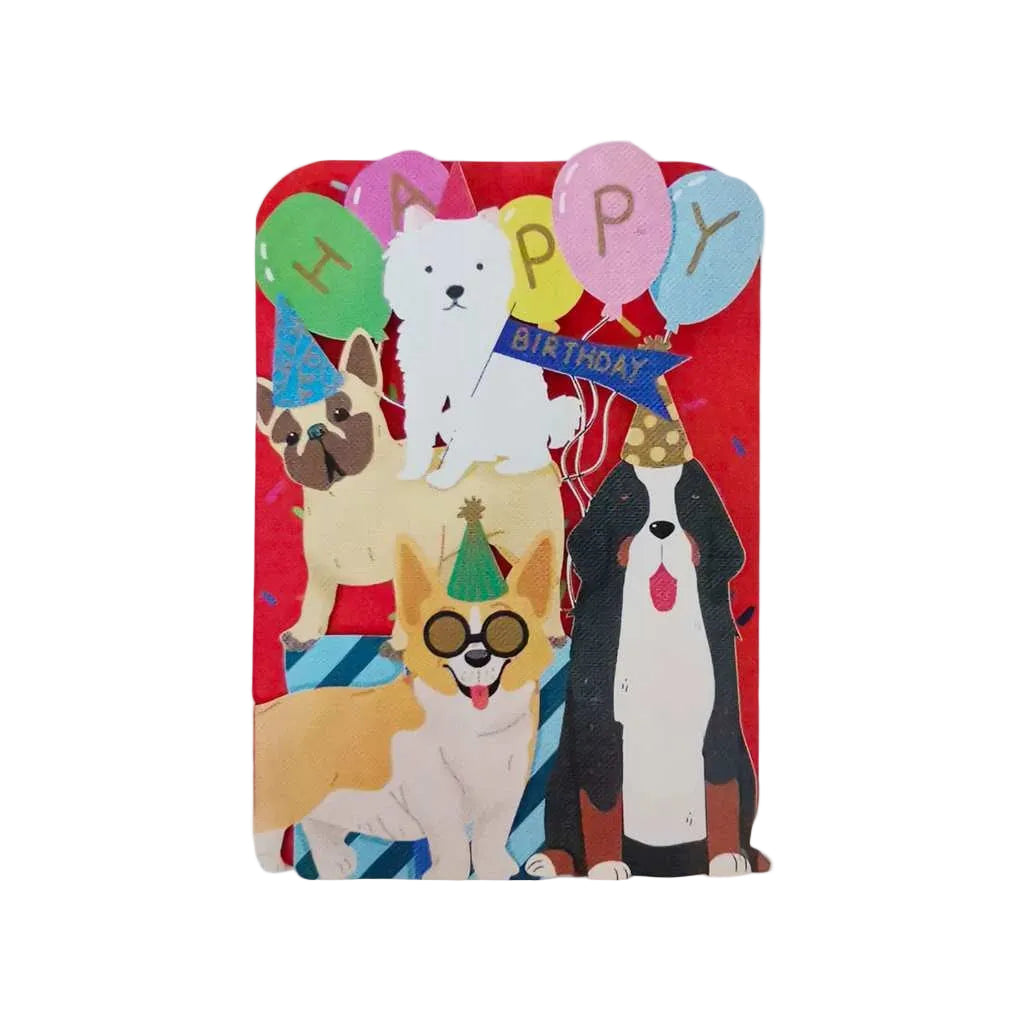 Doggy Celebration Birthday Card