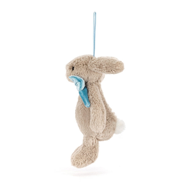 Jellycat Bashful Beige Bunny Plush Ornament