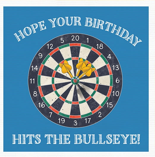 Bullseye Birthday Card