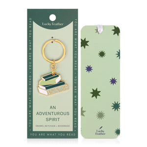 An Adventurous Spirit Bookmark Keychain