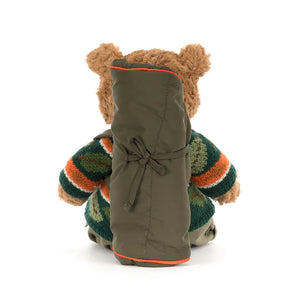 Jellycat Bartholomew Bear Hiking Outfit Plush