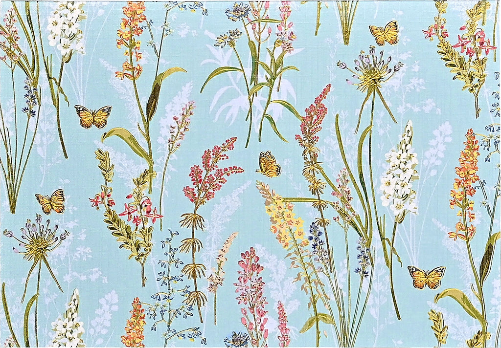 Blooms And Butterflies Blank Notecards