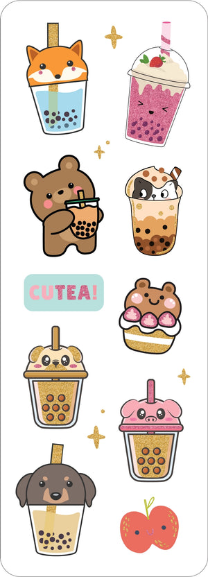 Bubble Tea Sticker Set