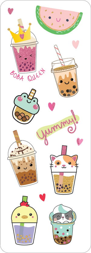 Bubble Tea Sticker Set