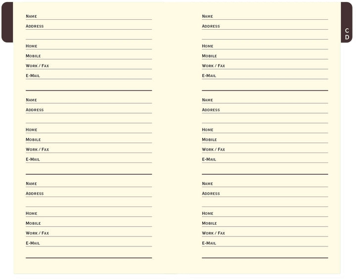 Butterflies Small Address Book