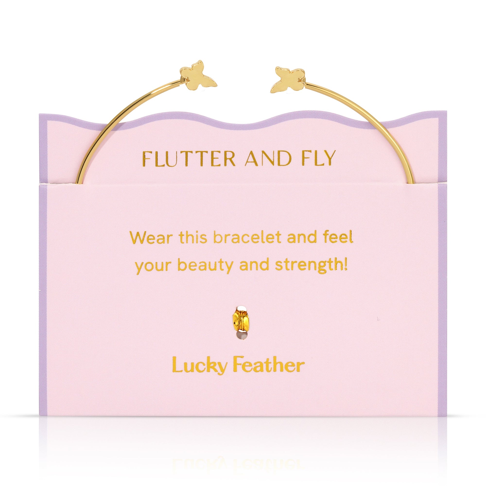 Flutter And Fly Connection Cuff Bracelet