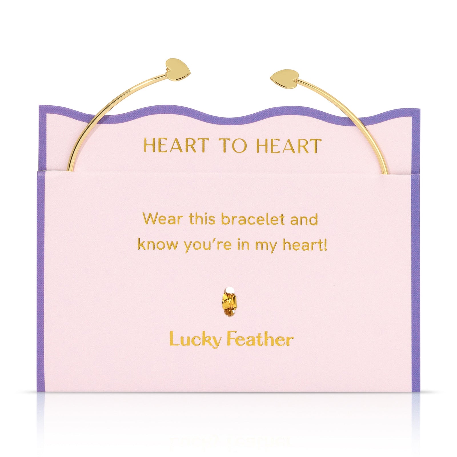 Heart To Heart Connection Cuff Bracelet