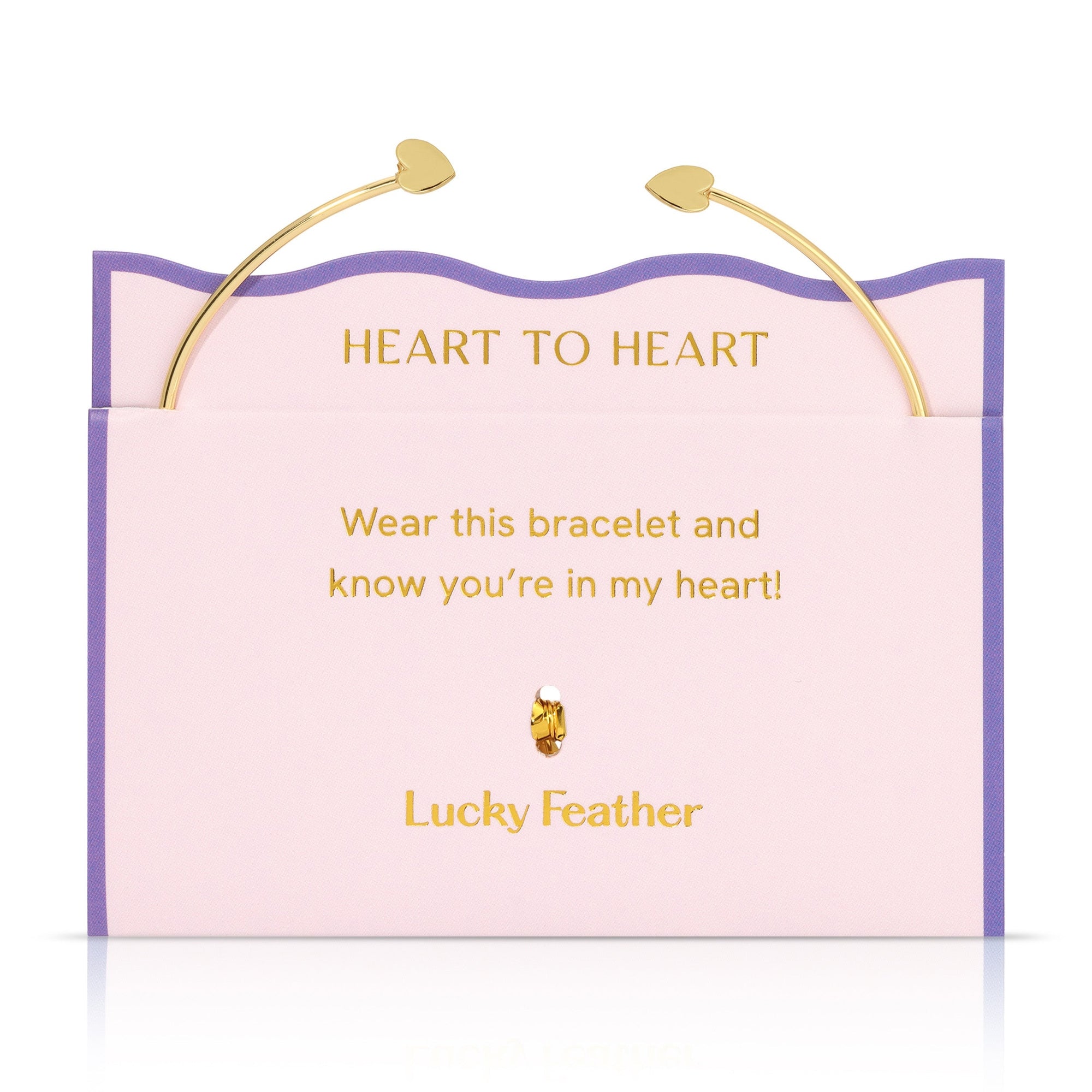 Heart To Heart Connection Cuff Bracelet