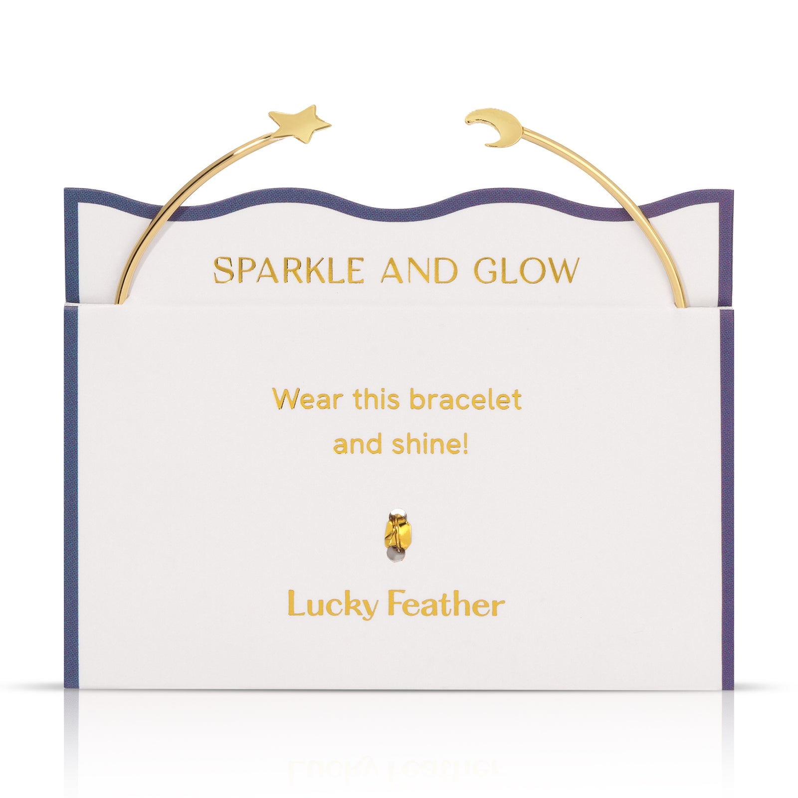 Sparkle And Glow Connection Cuff Bracelet