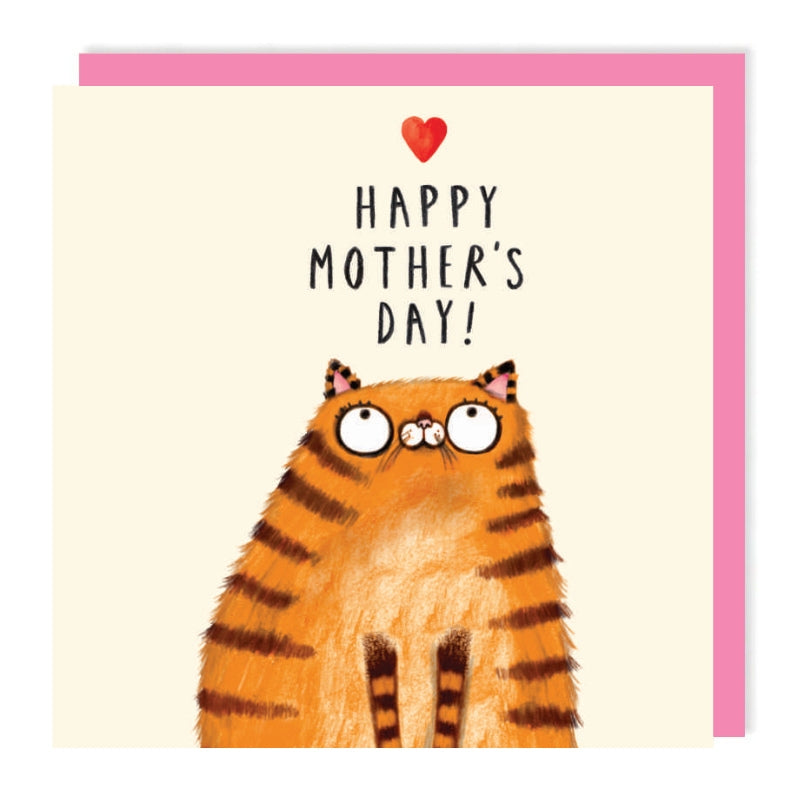 Ginger Cat Mother's Day Card