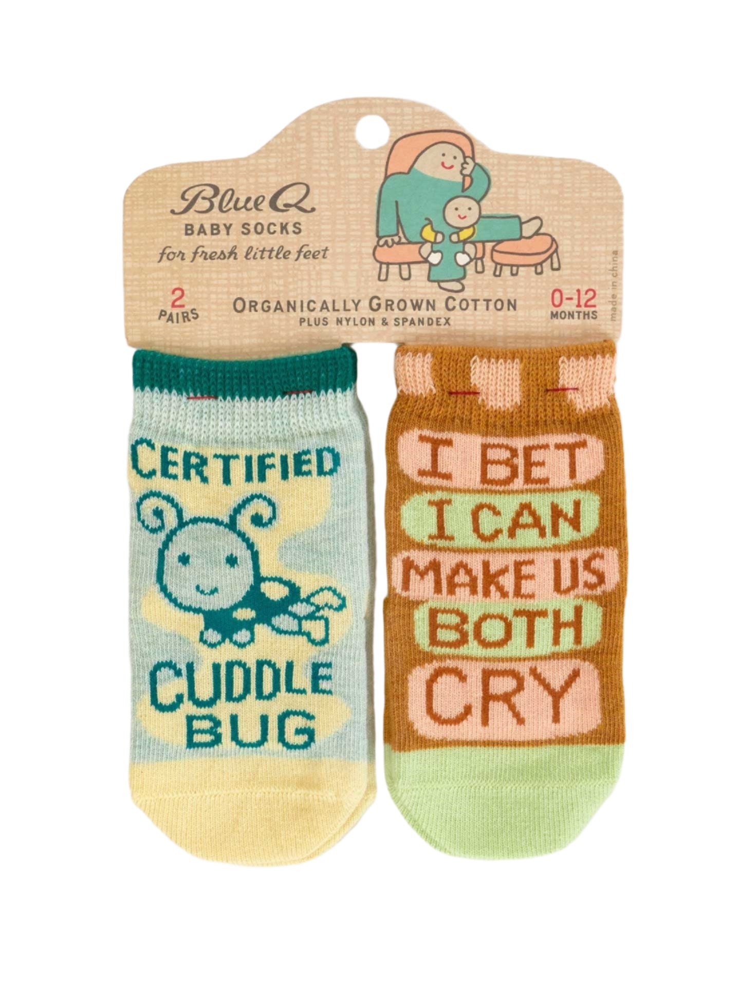 Blue Q Baby Socks | Cuddle Bug/Both Cry