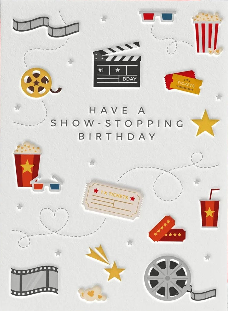 Cinema & Films Birthday Card