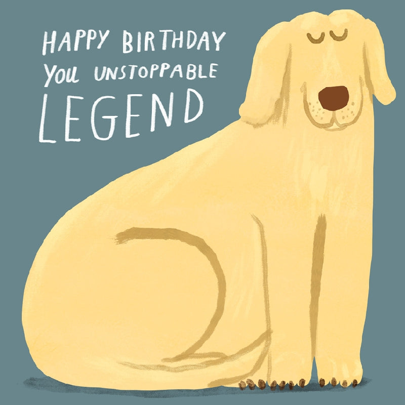 Legend Birthday Card