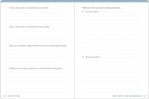 Dad's Story Keepsake Memory Journal