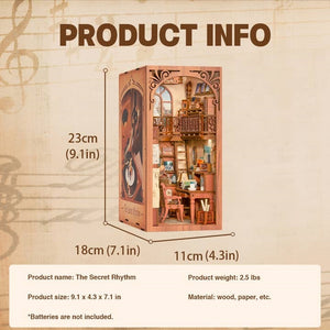 Miniature Diy Kit Book Nook | The Secret Rhythm