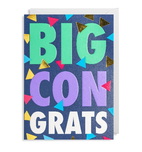 Big Congrats Congratulations Card