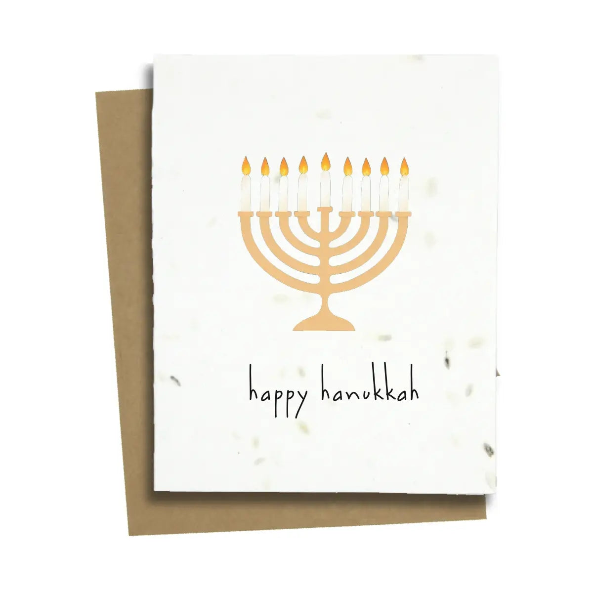 Menorah Plantable Hanukkah Card