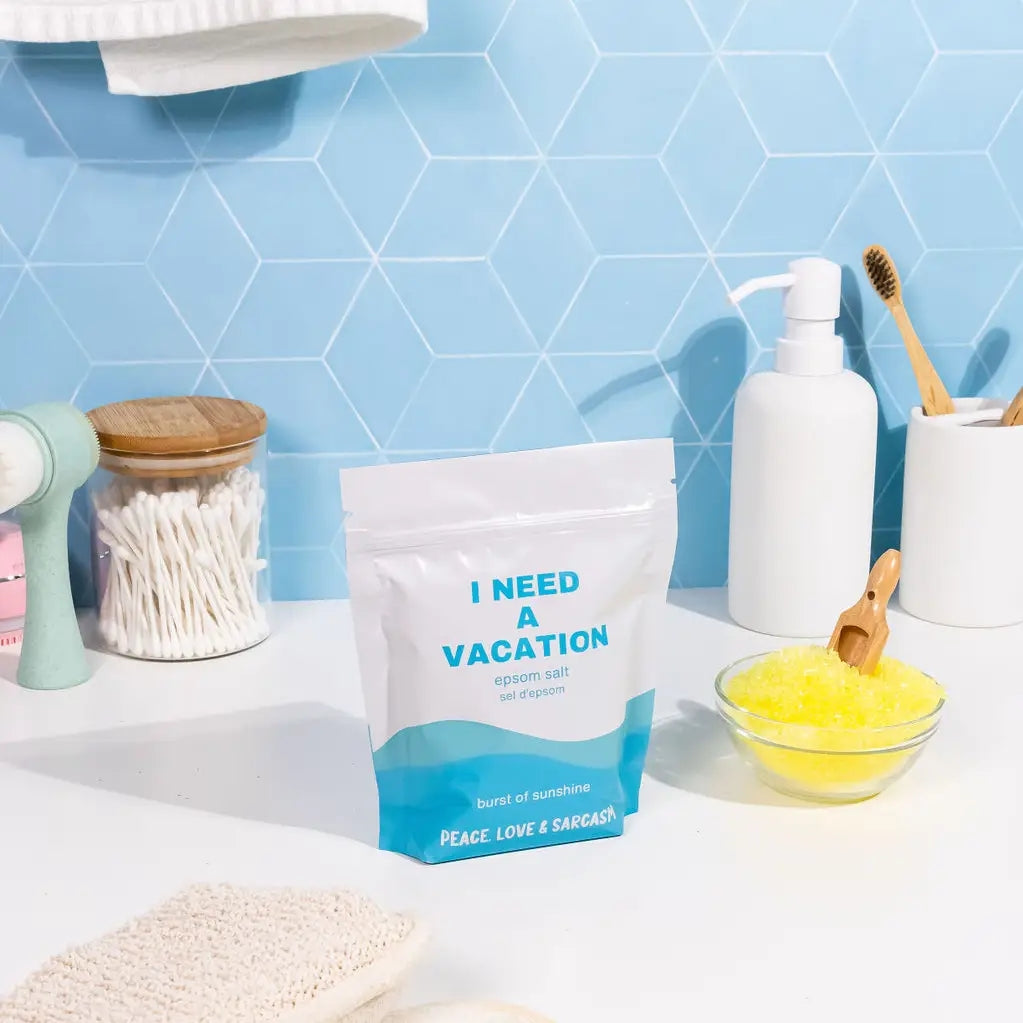 Peace, Love & Sarcasm Epsom Salt Bath Soak | I Need A Vacation