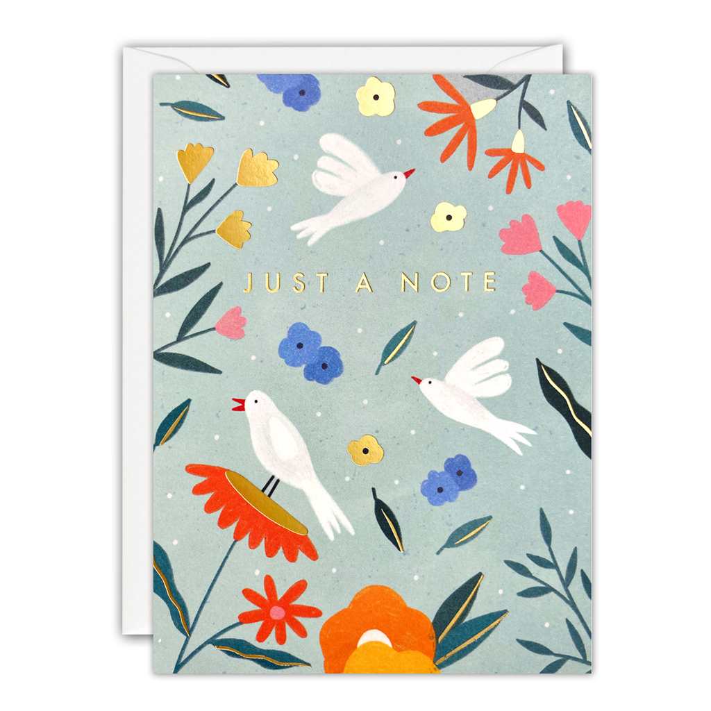 Just A Note Friendship Card