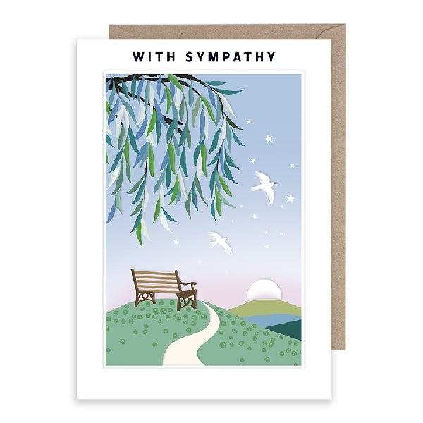 Bench Sympathy Card