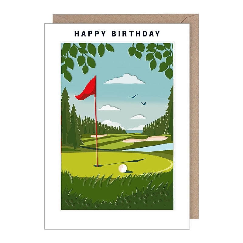 Golf Birthday Card