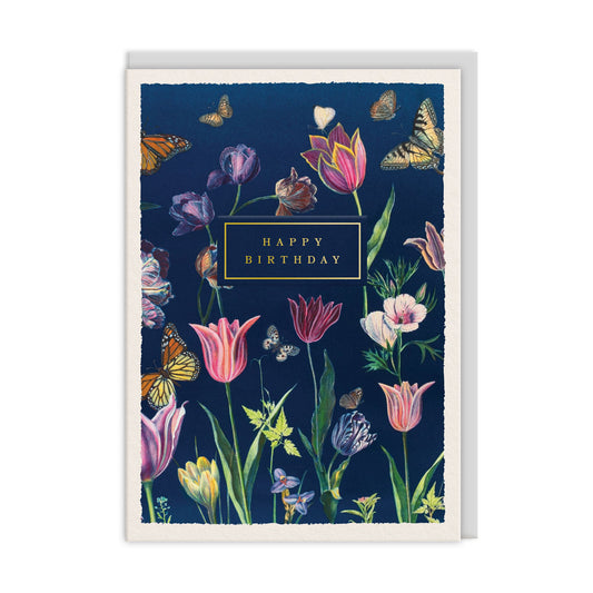 Tulips Birthday Card