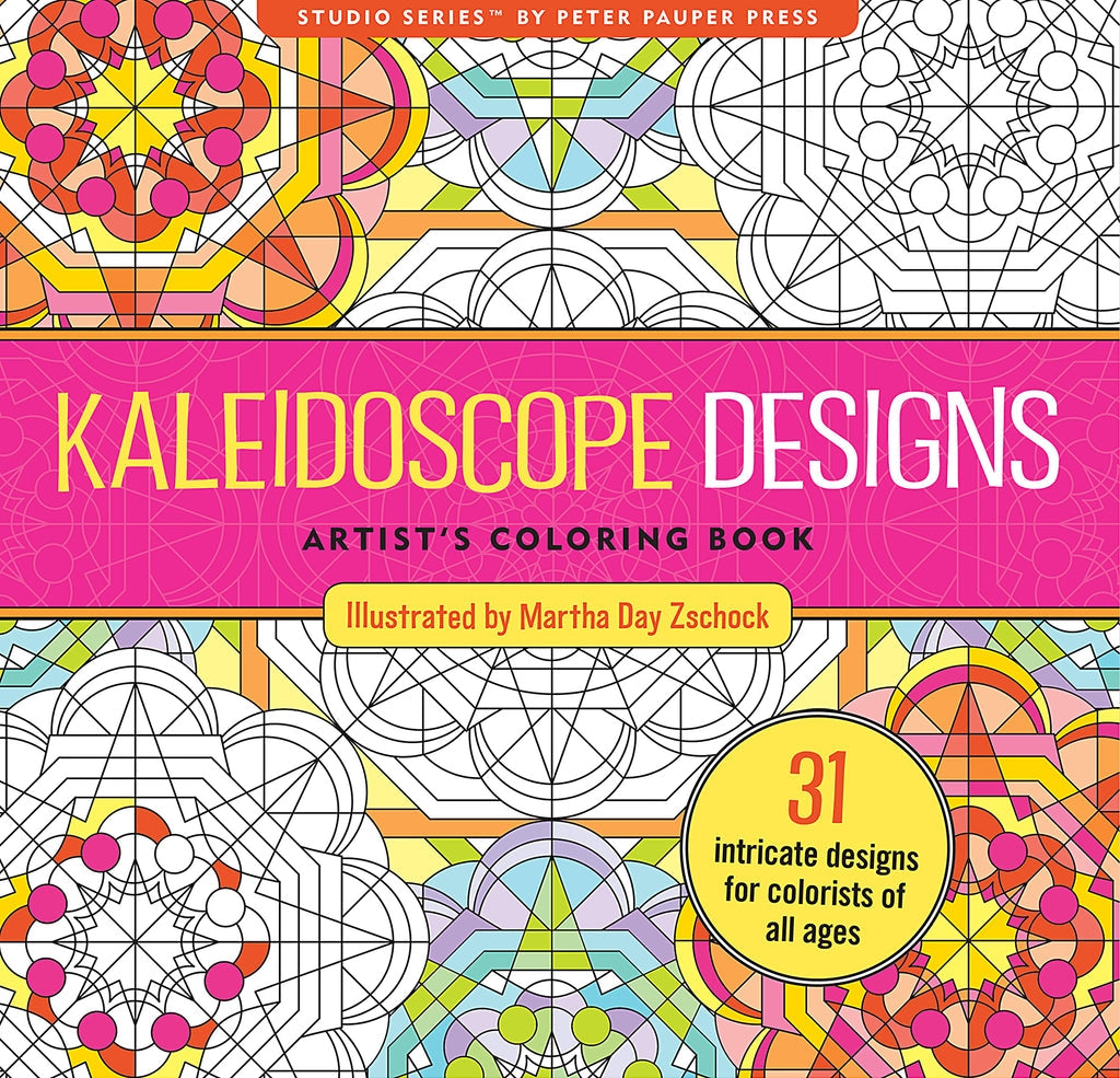 Kaleidoscope Designs Colouring Book