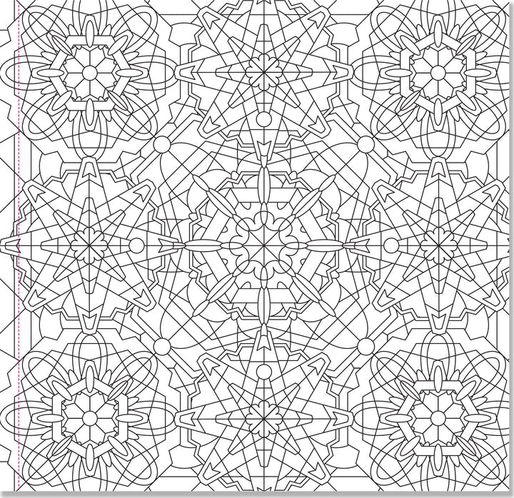 Kaleidoscope Designs Colouring Book