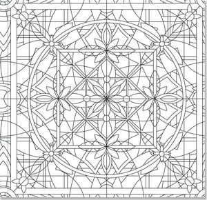 Kaleidoscope Designs Colouring Book