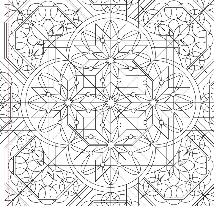 Kaleidoscope Designs Colouring Book