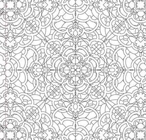 Kaleidoscope Designs Colouring Book
