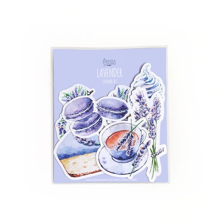 Lavender Sticker Set