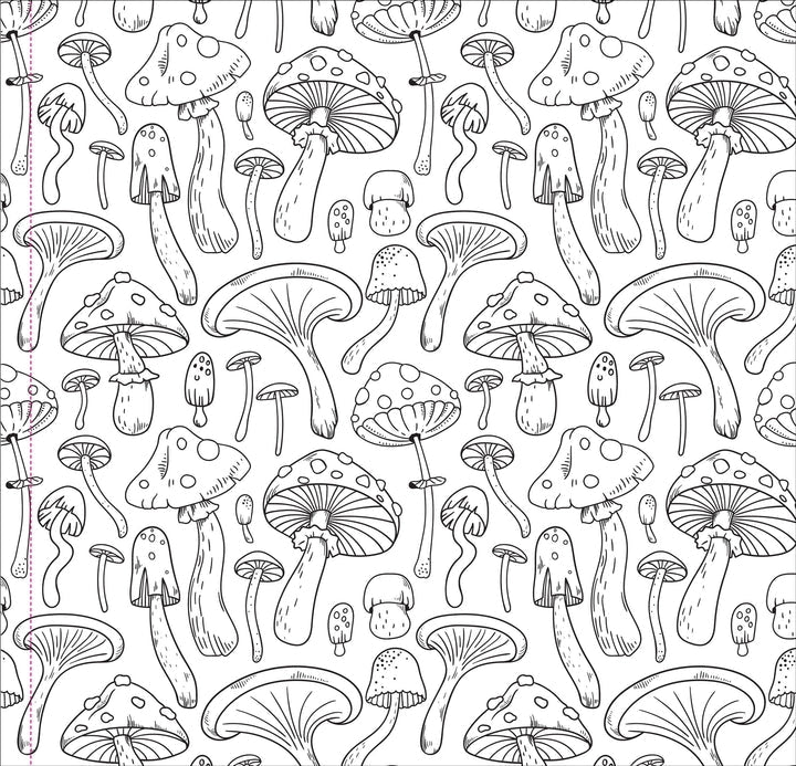 Mushrooms Colouring Book