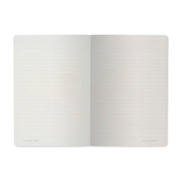 Mushrooms On Black Lined Notebook