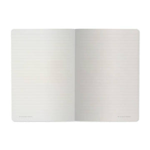 Mushrooms On White Lined Notebook