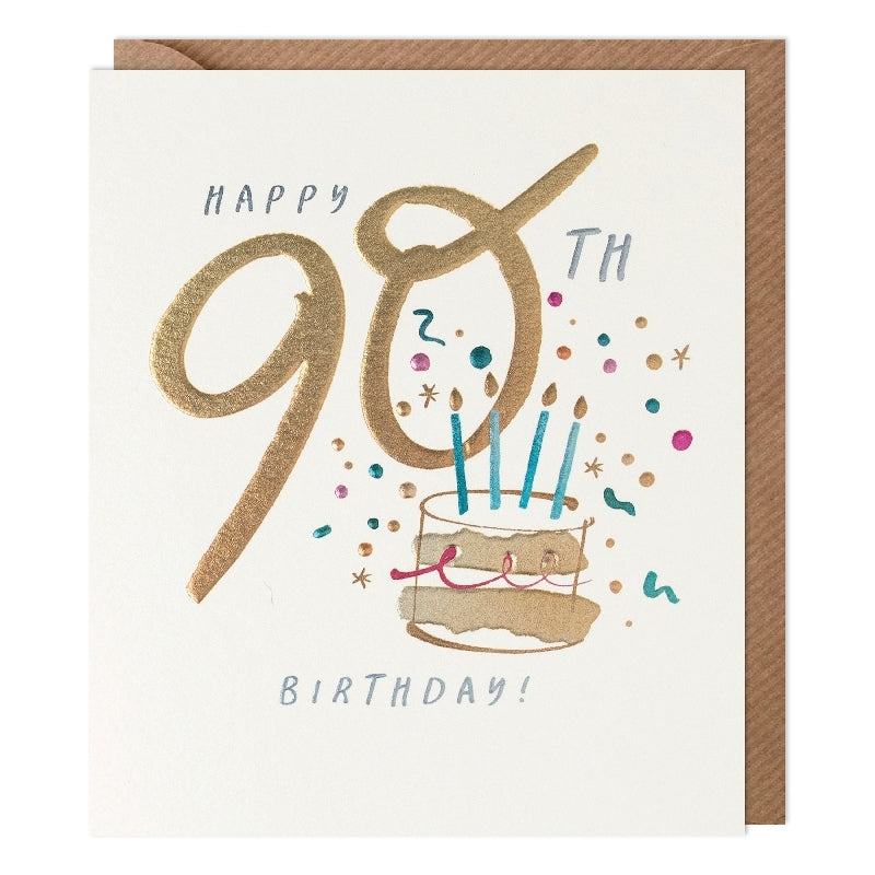 90th Birthday Card