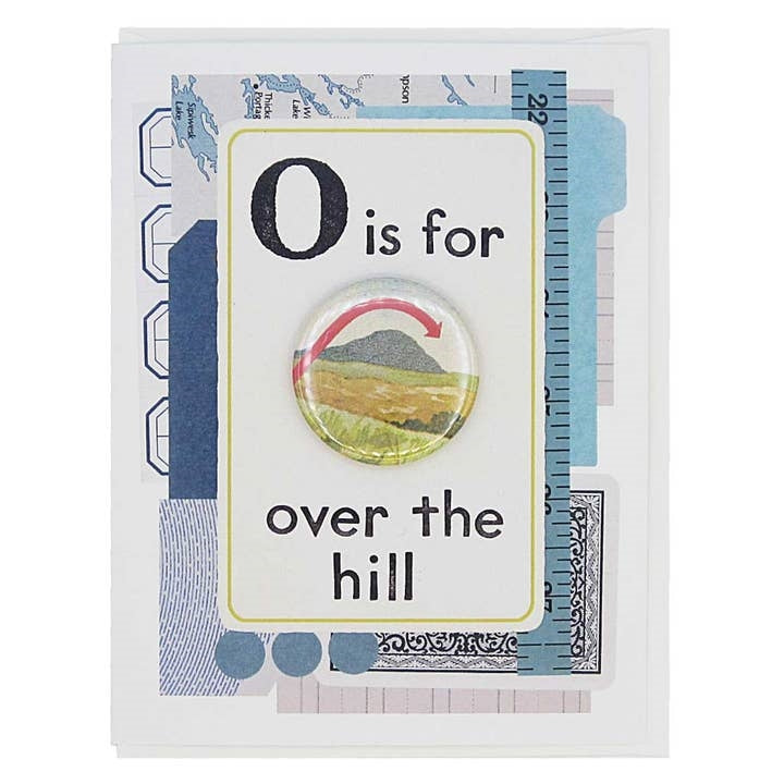 Over The Hill Birthday Card
