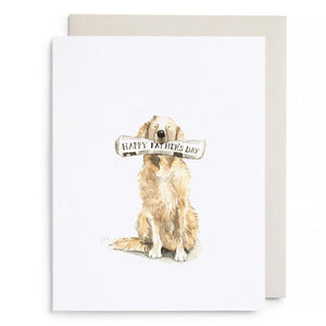 Doggie Dad Father's Day Card