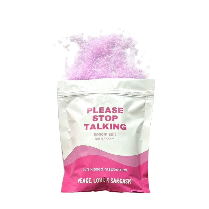 Peace, Love & Sarcasm Epsom Salt Bath Soak | Please Stop Talking